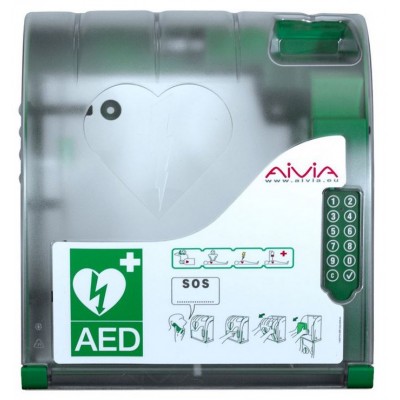 AIVIA 210 AED buitenkast verwarmd & alarm, met pincode, per stuk