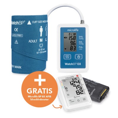 Microlife WatchBP 03 ABPM 24-uurs bloeddrukmeter